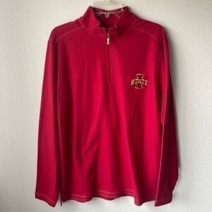 NWT Tommy Bahama shirt Iowa State Cyclones size Medium pullover Red Collegiate